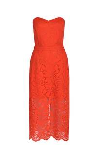 Husk Camellia Dress - Red