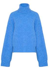 Blue For Color Coding 1: Gestuz Alpha Rollneck - Blue