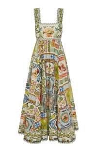 Red For Color Coding: Alemais Tommasina Dress - Multi Coloured