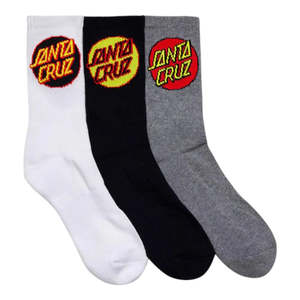 Santa Cruz Other Dot Crew Sock 3 Pack