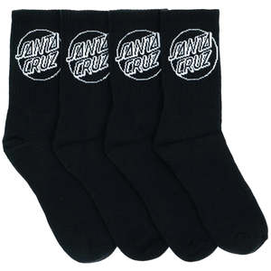 Santa Cruz Opus Dot Crew Sock 4 Pack