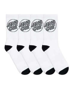 Santa Cruz Opus Dot Crew Sock 4 Pack
