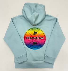 Hustle Colourful Colour Fade Youth Hoody