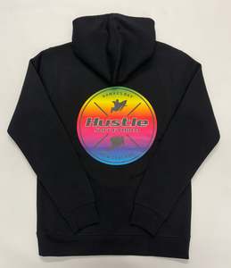 Hustle Colourful Colour Fade Adults Hoody