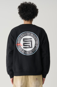 Mens Sweatshirts: SDouble Roots Dot Crew
