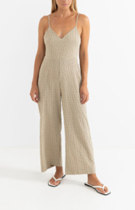 Womens Dresses: Rhythm Luca Check Jumpsuit
