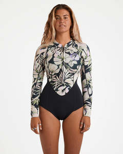 Wetsuits: Billabong Salty Dayz Natural LS Springsuit