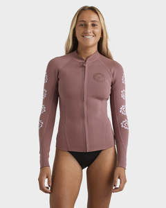 Wetsuits: Billabong Peeky Long Sleeve Jacket Top