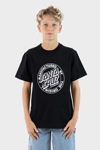 Santa Cruz: Santa Cruz Boys MFG Dot Front Short Sleeve Tee