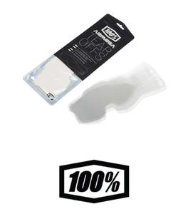 100: 100% goggles tear offs 20 pk