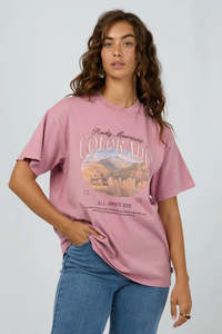 All About Eve Rocky Mountains Relaxed Tee