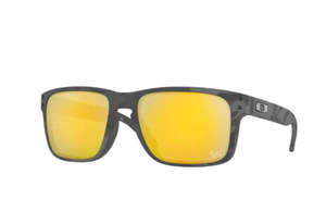 Oakley Holbrook Matte Black Tort 24K Prism Lens