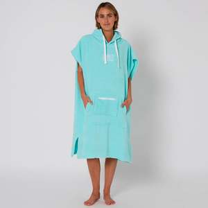 Ocean and Earth Ladies Honey Hooded Poncho