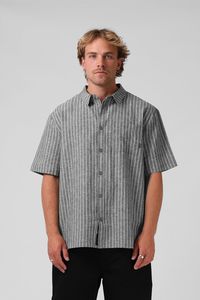 RPM Linen Stripe SS Shirt