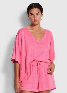 Seafolly: Seafolly Linen Jersey Top