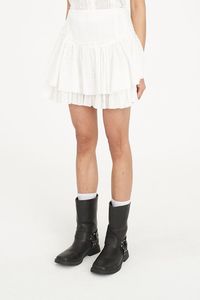 Womens Shorts Skirts: Huffer Broderie Ruffle Skirt