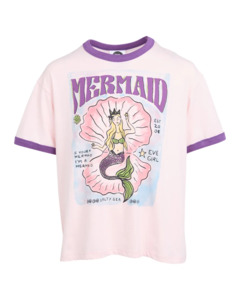 Eve Girl Mermaid Ringer Tee