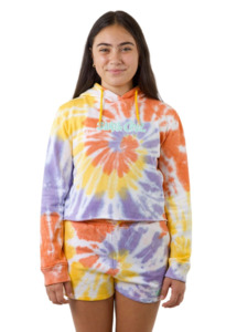 Santa Cruz Tropic Strip Front Crop Hoodie