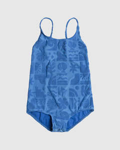 Girls Swimwear: Roxy Girls Beach Check One Piece