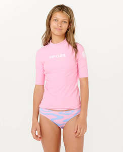 Ripcurl Girls Classic Short Sleeve Rash Vest