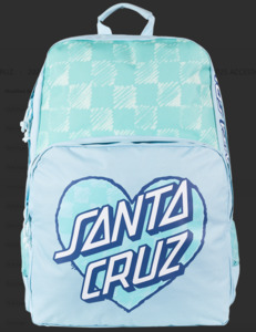 Santa Cruz Checker Heart Dot Backpack