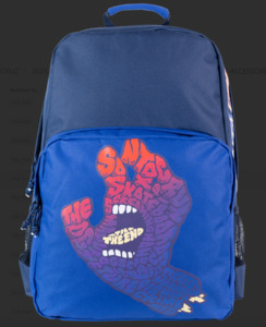 School Bags: Santa Cruz Letter Hand Fade Backpack