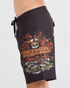 Boys Pants: The Mad Hueys The Kraken Captain Youth 15" Boardshort