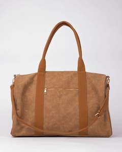 Rusty Aria Suede Weekender Bag