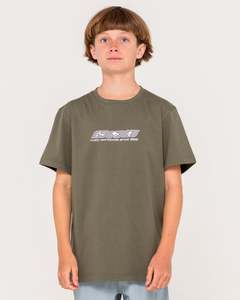 Rusty Slasha Short Sleeve Tee Boys