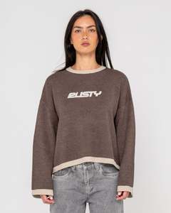 Rusty Rider Relaxed Crew Neck Knit