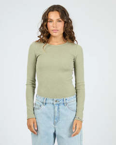 Womens Clothing: Silent Theory Rib LS Tee