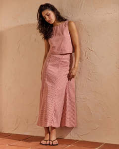 MinkPink Paloma Panelled Maxi Skirt