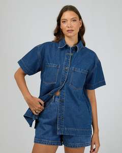 All About Eve Simi Denim Shirt