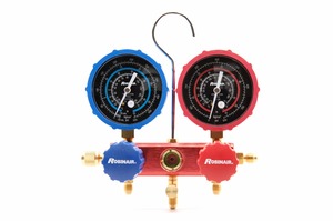Robinair RA-41132E90C-HU 2-Way Manifold R32/410A With 90cm Hoses HVACTOOLS New Zealand