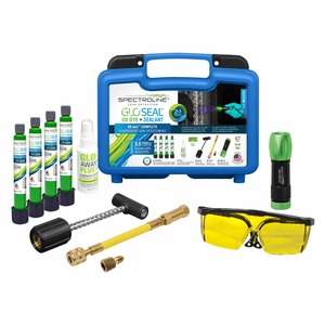 Products: Glo Seal UV Dye + Sealant EZ-Ject Fluorescent Leak Detection Kit HVACTOOLS New Zealand