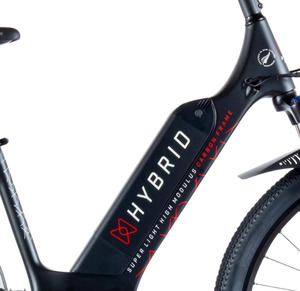 Products: Hybrid F18 Cruiser Carbon Fibre Electric Bike Hybrid Bikes