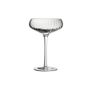 Products: Ribbed Coupe Glass – 260ml – Hyde Park Hire