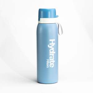 H2Go Filtered Water Bottle - Stainless Steel 740ml