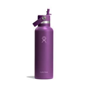 Standard Mouth Flasks: 21oz (621mL) Standard Mouth with Flex Straw Cap - Tonal