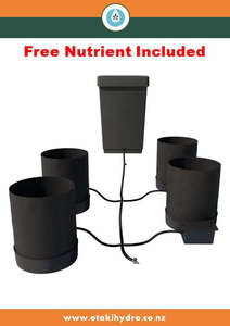 Autopot Self Watering Hydroponic System: AutoPot  XL 4 pot system - fabric pots with FREE NUTRIENT