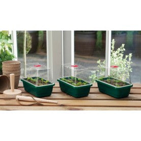 Plant Growing Trays: Propagators - Mini High Dome (set of 3)