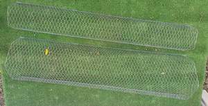 Low plant protection cloche netting tunnel 90cm long (Lrge/Med)