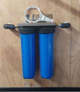House Filters: Twin 20" Whole Home Filtration System (1umPP-5umCTO)