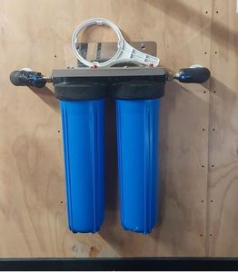 House Filters: Twin 20" Whole Home Filtration System (1umPP-5umCTO)
