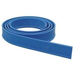 Squeegee Rubbers and Channels: Filta Soft Squeegee Rubber Blue 105cm
