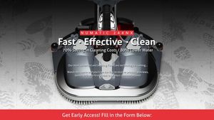 Machinery: Upright Battery Scrubber Incl 2 x Batteries + 2 Brushes