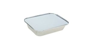 Food Packaging: Uni-Foil Rectangle Medium Takeaway with Lid - x 125