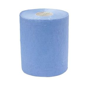 Paper Towels on a Roll: AutoCut Classic Hand Towel Blue 20cm 1ply. 200mtr x 6 rolls