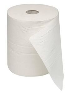 Paper Towels on a Roll: AutoCut Deluxe Hand Towel 20cm. 100mtr x 6 rolls