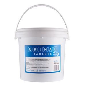 Products: BioProtect Toilet Urinal Tablets 3 kg Pail (60 tabs approx) UN: 3077 C: 9 PG: 3